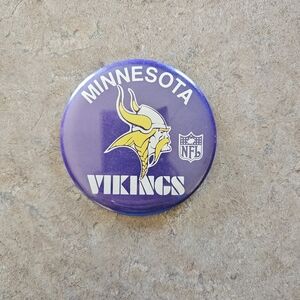 Minnesota Vikings Button Pin